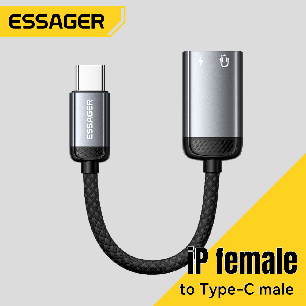 Essager Type C Audio Adapter C - Wired Earphone Lightning review and price