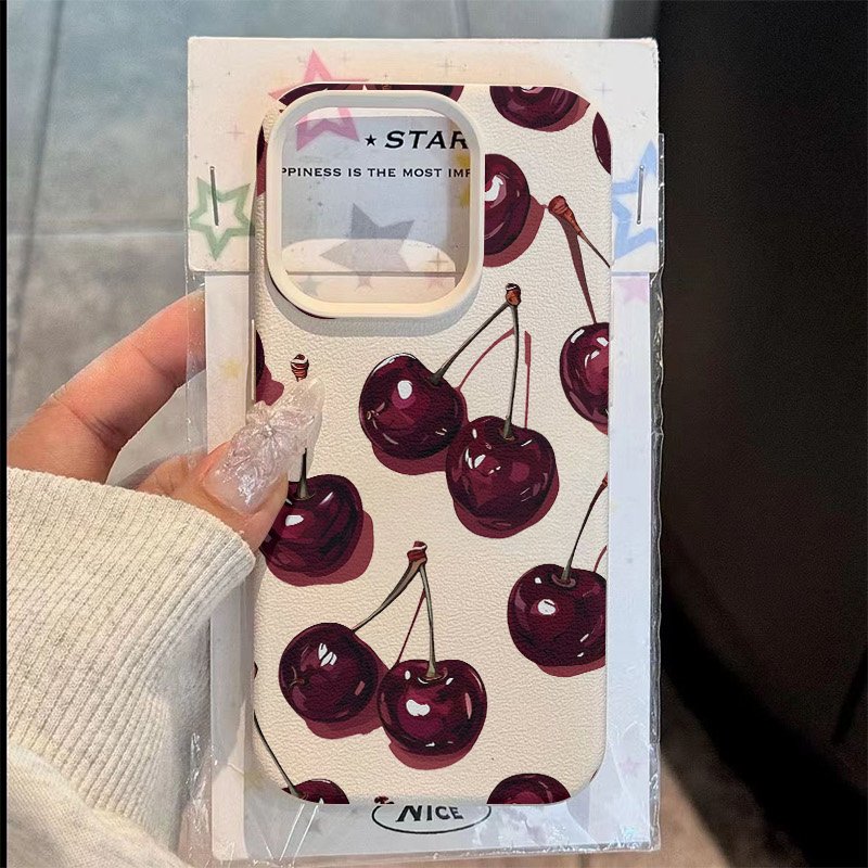 Red Cherry Printed Pattern Pho - Samsung Galaxy A55 review and price