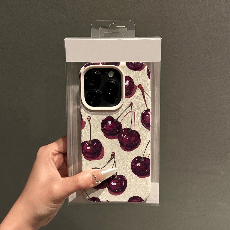 Red Cherry Printed Pattern Pho - Samsung Galaxy A55 review and price