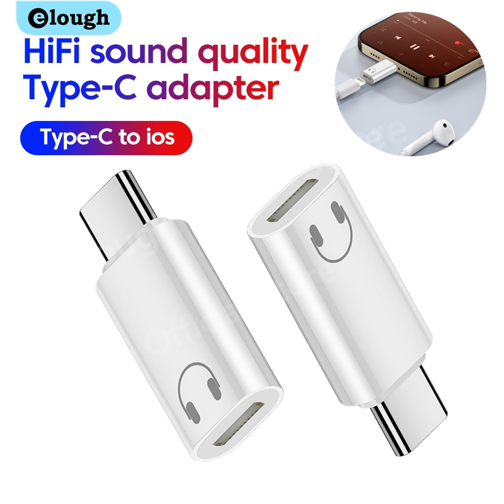 Elough Lightning to Type C Ada - Wired Earphone Lightning review and price