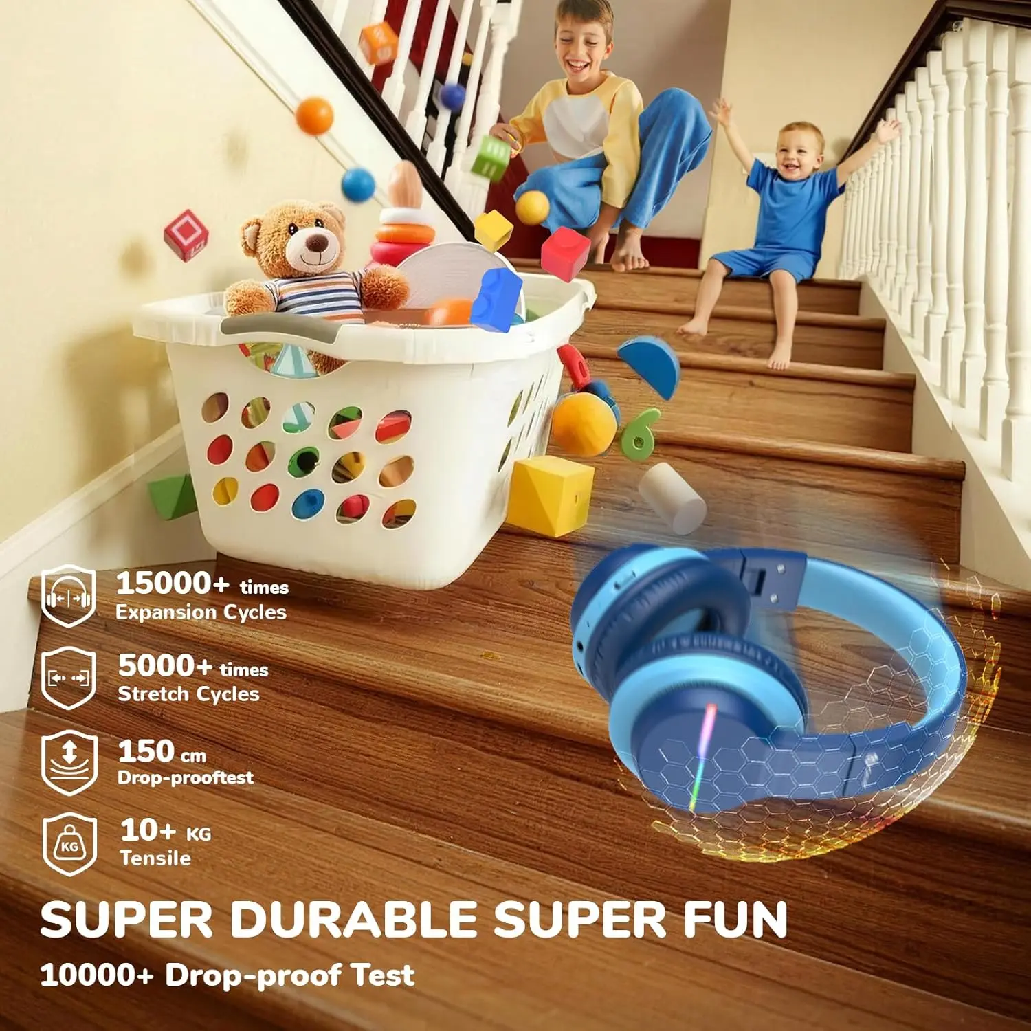 iClever BTH12 Kids Bluetooth H - Wired Earphone Lightning review and price