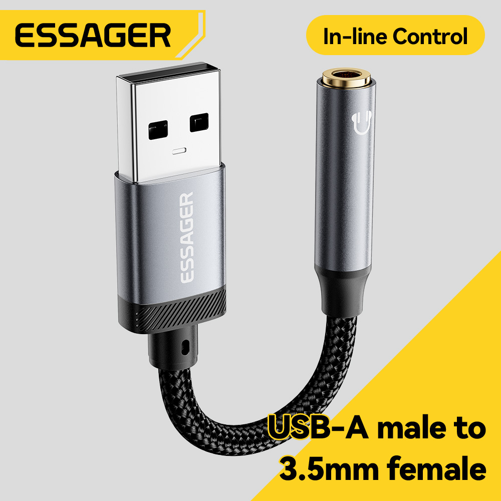 Essager USB To 3.5mm Audio Cab - Wired Earphone Lightning review and price